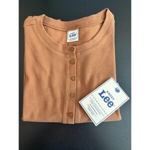 Kacey Lee Women's Henley Tank Top-Large